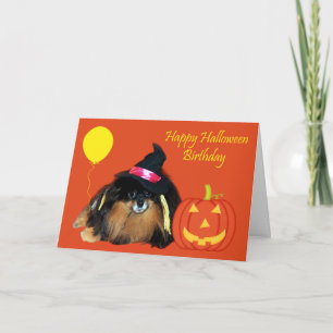 Birthday On Halloween Greeting Card