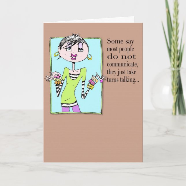 Birthday or Keep in touch card (Front)