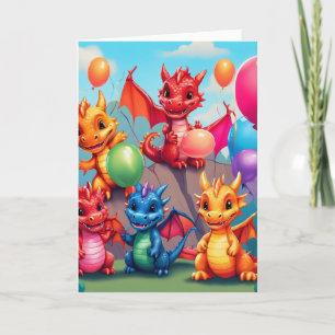 Birthday / or Other Parties-  Folded Greeting Card