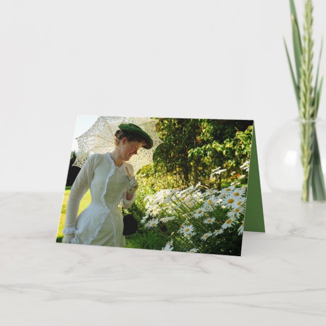 Birthday or reunion card —Victorian poem inside (Front)