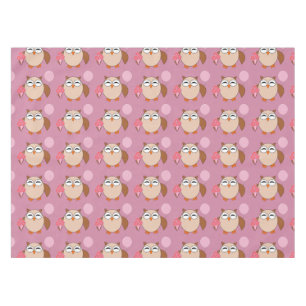 Birthday Owl Tablecloth