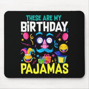 Birthday Pajama Cute Top Pj Girls Sleep  Mouse Pad
