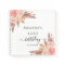 Birthday pampas grass rose gold guest book