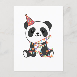 Birthday Panda For Kids A Birthday Holiday Postcar Postcard