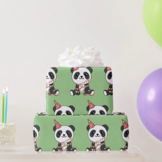 Birthday Panda For Kids A Birthday Wrapping Paper