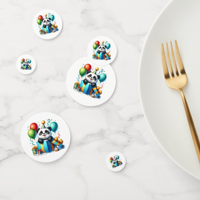 Birthday Panda Table Confetti (Group)
