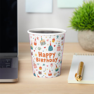birthday paper cup