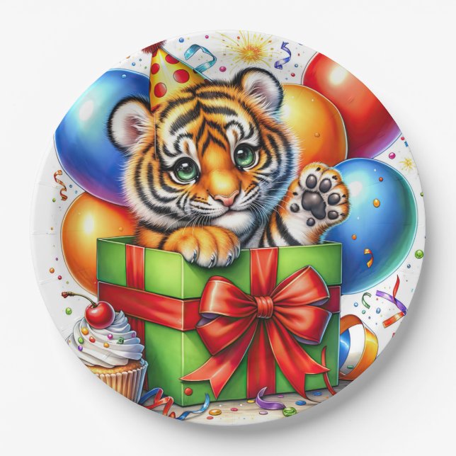 Birthday Paper  Plate (Front)