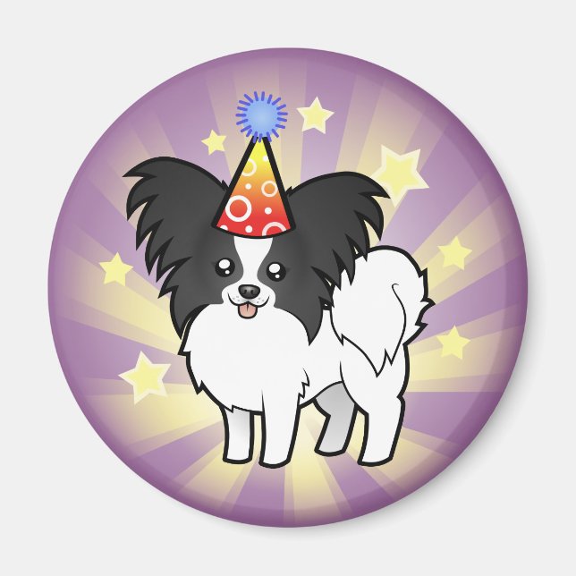 Birthday Papillon Magnet (Front)