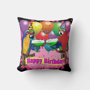 BIRTHDAY PARROTS CUSHION