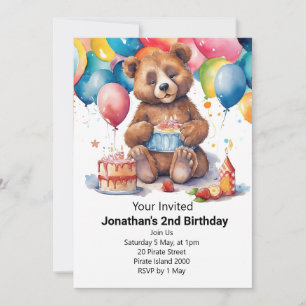 birthday parties for kids invitation