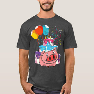 Birthday Party Animal Lover Farmer Farm Animal Cut T-Shirt