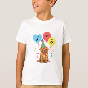 Birthday Party Balloons Dogue de Bordeaux T-Shirt