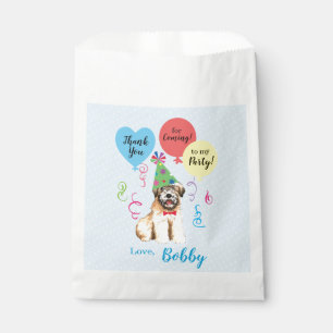 Birthday Party Balloons Wheaten Terrier Favour Bag