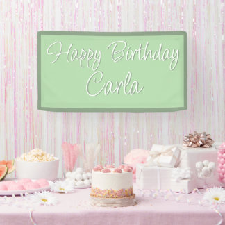 Birthday Party Banner Decoration - Custom Name