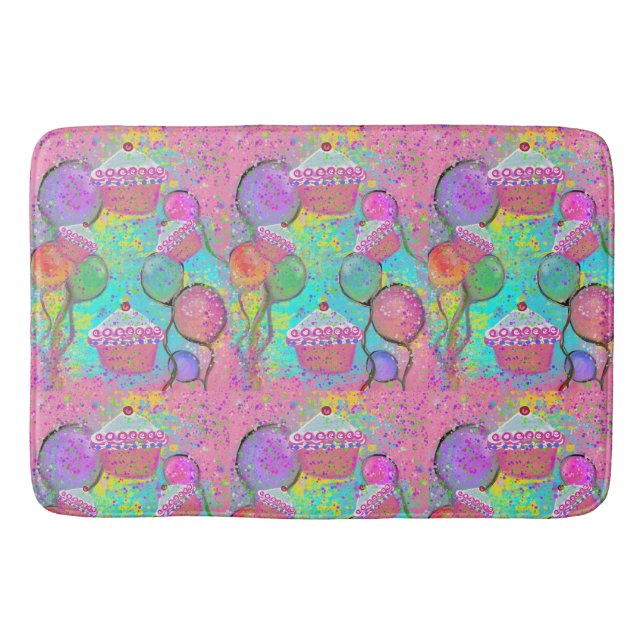 BIRTHDAY PARTY    BATH MAT (Front)