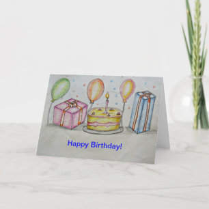 Birthday party card