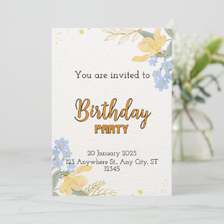 Birthday Party Card