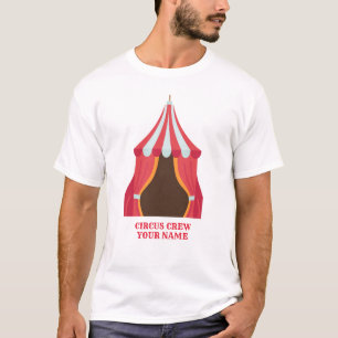 Birthday Party Circus THEME ADULT TSHIRT WITH NAME