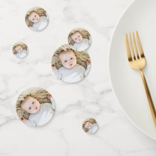 Birthday party Custom Face Photo Confetti