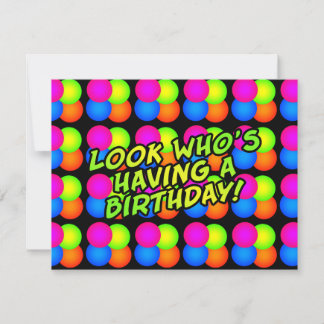 Birthday Party Customisable Invitations