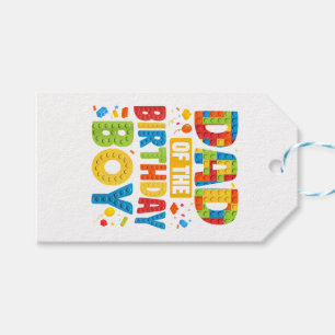 Birthday Party Dad Gift Tags