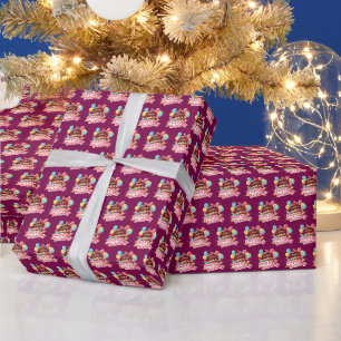 Birthday party dazzling style wrapping paper