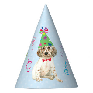 Birthday Party English Setter Party Hat
