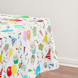 Happy Birthday Tablecloths Zazzle Com Au