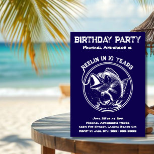 Birthday Party-Fish Invitation