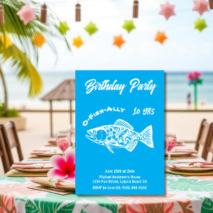 Birthday Party-Fish  Invitation
