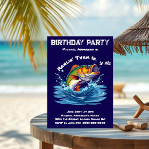 Birthday Party-Fish  Invitation