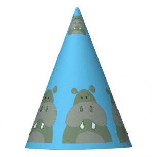 birthday party fun hippo  hat