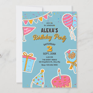 Birthday Party fun Invitation