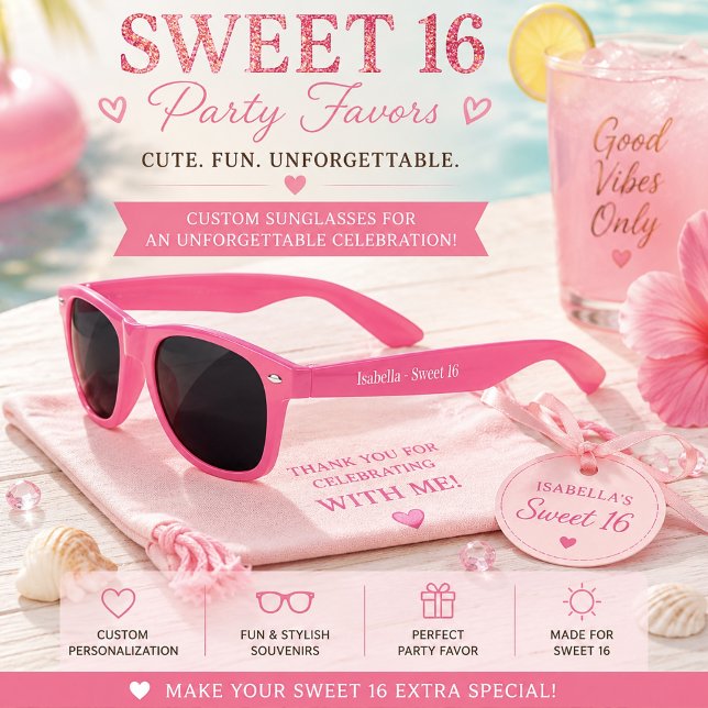 Birthday party girl pink sunglasses (Creator Uploaded)