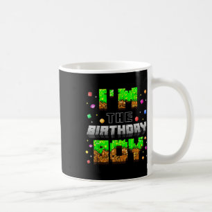 Birthday Party Im The Birthday Boy Game Pixel Boy  Coffee Mug