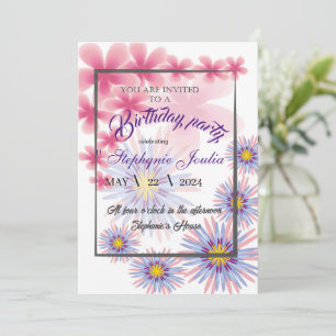 birthday party invitation