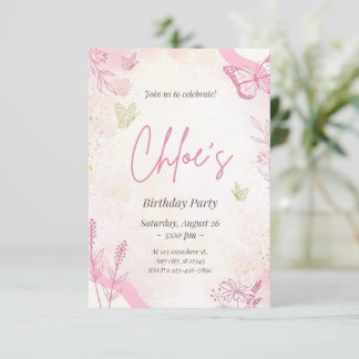 Birthday party invitation 