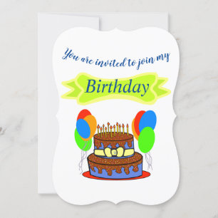 Birthday party invitation