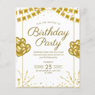 Birthday party invitation 