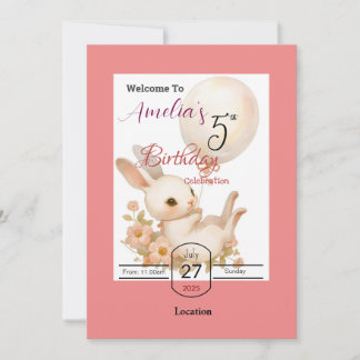 Birthday party  invitation