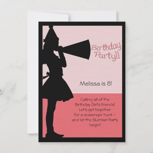Birthday Party Invitation (Front)