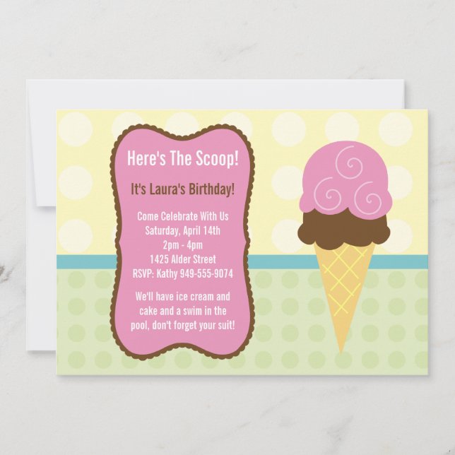 Birthday Party Invitation (Front)