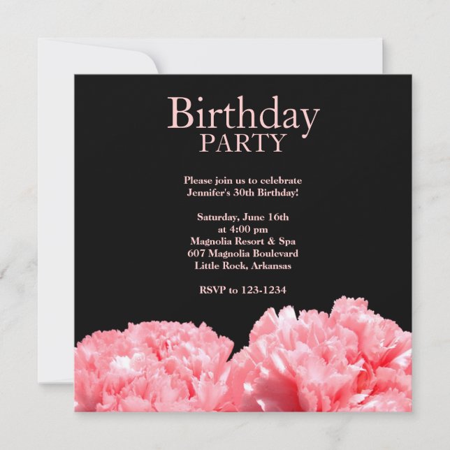 Birthday Party Invitation (Front)