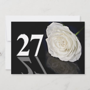 Birthday party invitation 27 years old