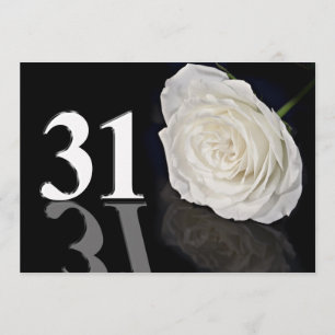 Birthday party invitation 31 years old