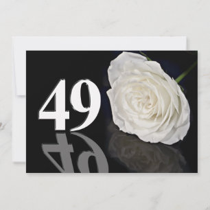 Birthday party invitation 49 years old
