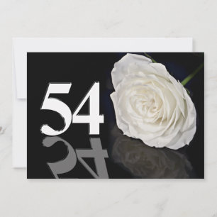 Birthday party invitation 54 years old