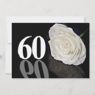 Birthday party invitation 60 years old