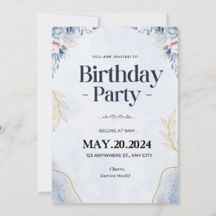 Birthday Party Invitation Card